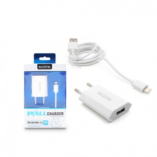 IPHONE 5G AC123 CARGADOR CABLE 5G 1.0MP 